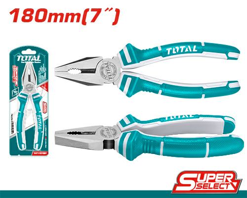 [TOTAL - THT210706S +] PINZA COMBINADA MANGO PROFESIONAL 180MM TOTAL 