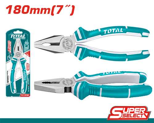 [TOTAL - THT110706P] PINZA DE CORTE 180MM (MANGO PROFESIONAL)