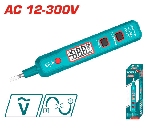 [TOTAL - THT210003] DETECTOR DE TENSION BUSCAPOLO AC ALTA SENSIBILIDAD