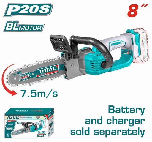 [TOTAL- TGSLI20851] MOTOSIERRA A BATERIA 20V BL 20CM