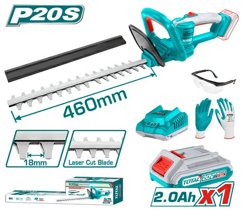 [TOTAL - THTLI20461] CORTASETOS A BATERIA 20V - BAT/CAR - TOTAL 