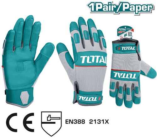 [TOTAL - TSP1806-XL] GUANTES DE MECÁNICO (1 PAR) MOD. B - TOTAL