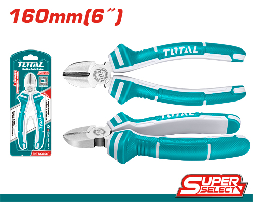 [TOTAL - THT130606P -2] PINZA DE CORTE ALICATE 160MM (MANGO PROFESIONAL)