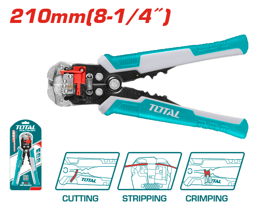 [TOTAL -THT15246] PELACABLES AUTOMATICO 3 EN 1 - TOTAL