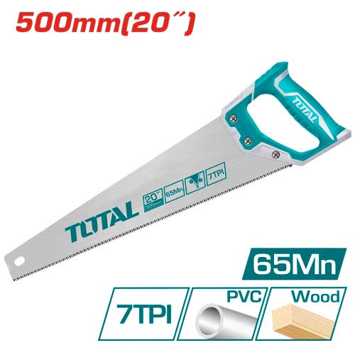 [TOTAL-THT55206] SIERRA DE MANO SERRUCHO 500MM 7TPI TRATAMIENTO TERMICO