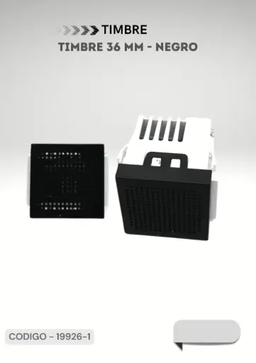 [ELEKTRON - C19926-1] TIMBRE 36MM EK NEGRO