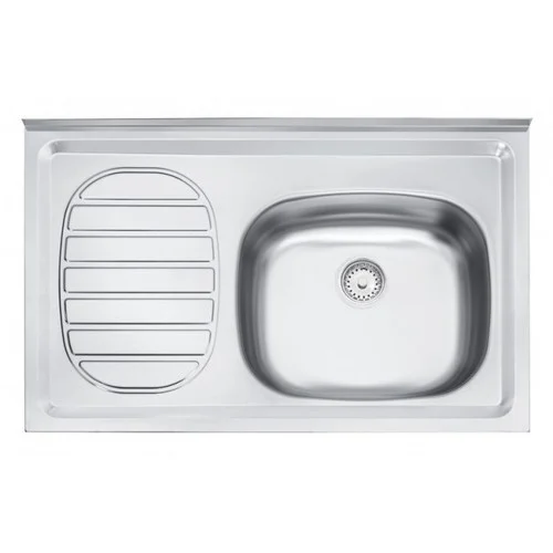 [TRAMONTINA-93422/500] PILETA INOX 1 X 50CM BACHA DERECHA TRAMONTINA