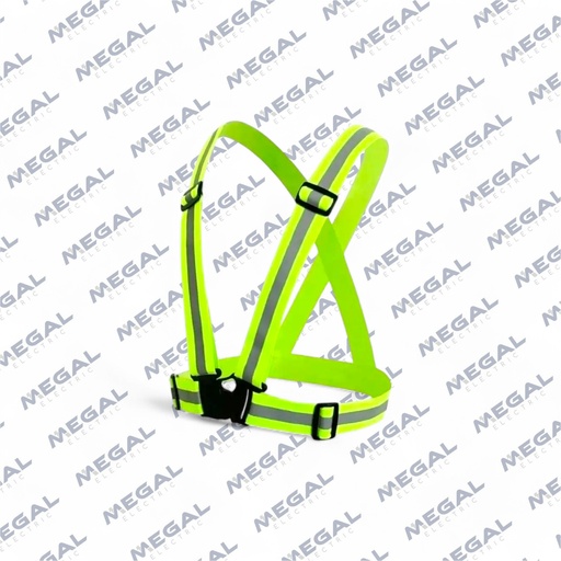 [FASCY-PP129] CHALECO CINTA REFLECTIVO VERDE