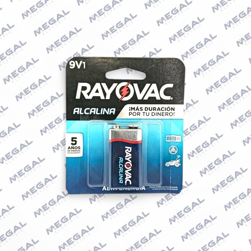 [FASCY- 1300009] PILA RAYOVAC 9V ALK BATERIA 