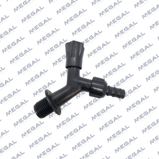 [PR- 2998] CANILLA P/ JARDIN 1/2  NEGRO