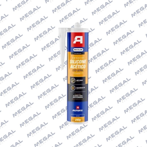 [PRISMA- 2572] SILICONA BLANCO- 240G ACETICO AUTOFIX  