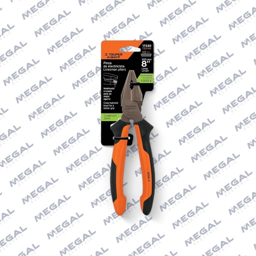 [TRUPER - 17330] PINZA UNIVERSAL 8" AISLADO 1000V