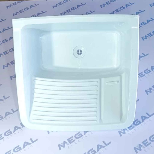 [PR- 3225] PILETA PARA LAVAR ROPA BLANCO 15L-48X30X44