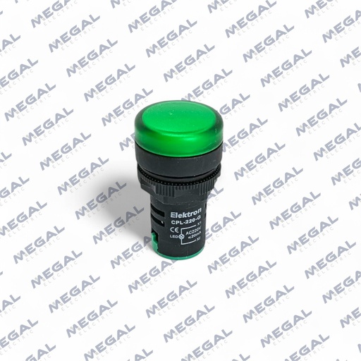 [EKN-0119237] SEÑALIZADOR LED VERDE 22MM 220V EK