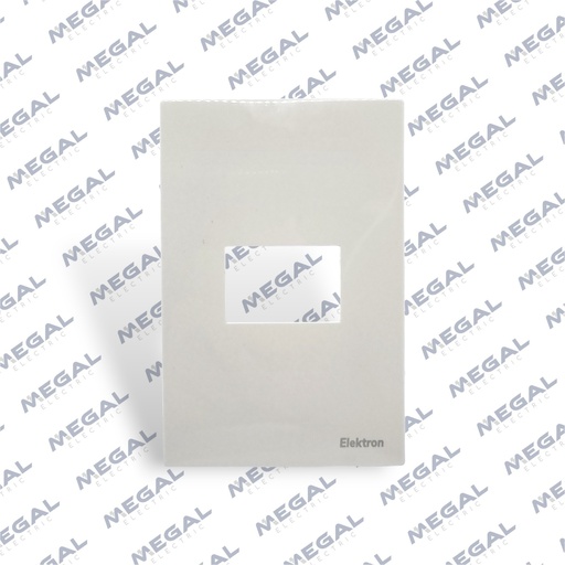 [ELEKTRON-C19933-2] PARIS LIGHT PLACA 1 MODULO 24MM NEGRO