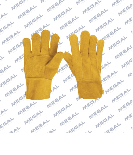 [TRUPER- TR23262] GUANTES DE CARNAZA C/REFUERZO CORTOS 