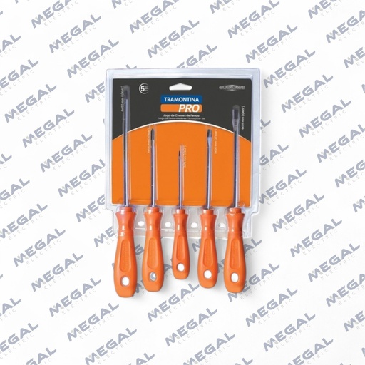 [TRAMONTINA - 44130/505] JUEGO DESTORNILLADOR TWISTER 5 PIEZAS BLISTER